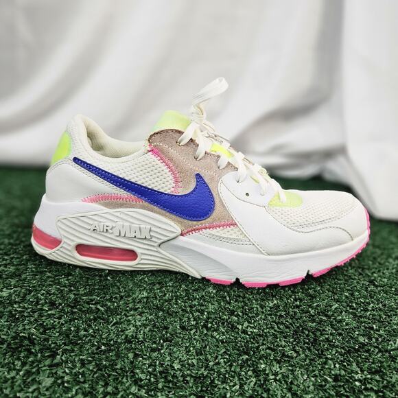 Nike Air Max Excee Women's DD2955-100 Sneakers White/Pink/Green, Size 8.5 - Picture 4 of 11